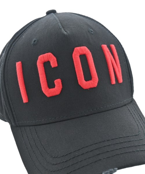 DSQUARED（ディースクエアード）キャップ 黒 サイズ:- メンズ/2200673938145