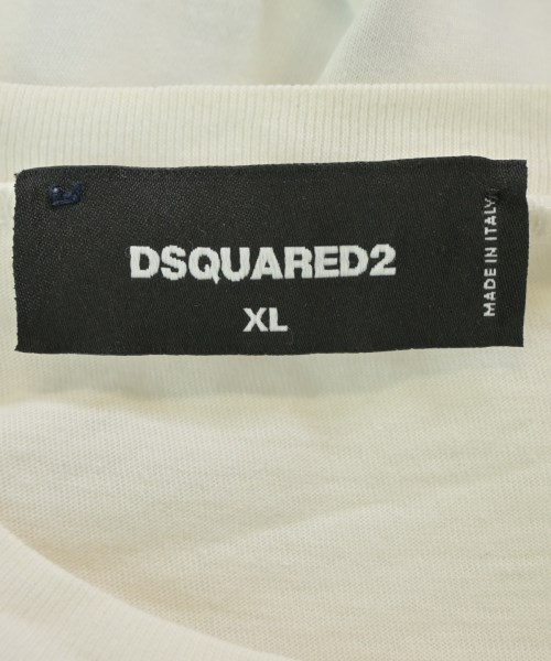 DSQUARED（ディースクエアード）Tシャツ・カットソー 白 サイズ:XL メンズ/2200675073042