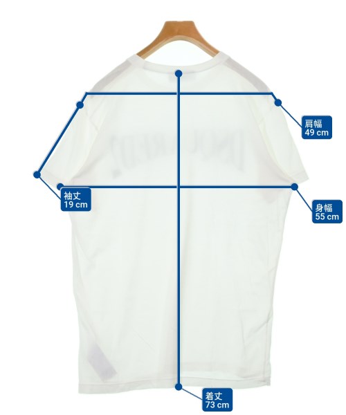 DSQUARED（ディースクエアード）Tシャツ・カットソー 白 サイズ:XL メンズ/2200675073059