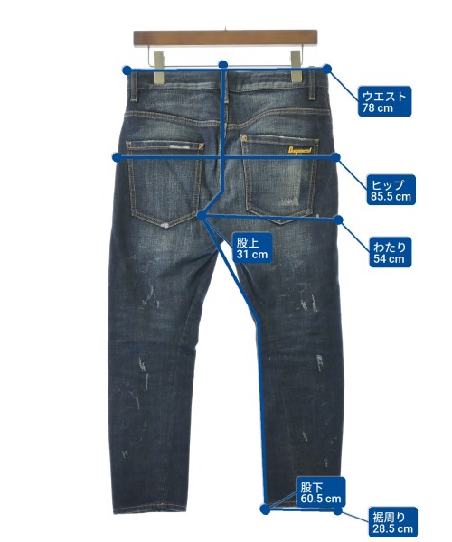 DSQUARED（ディースクエアード）デニムパンツ 青 サイズ:40(M位) レディース/2200674321106