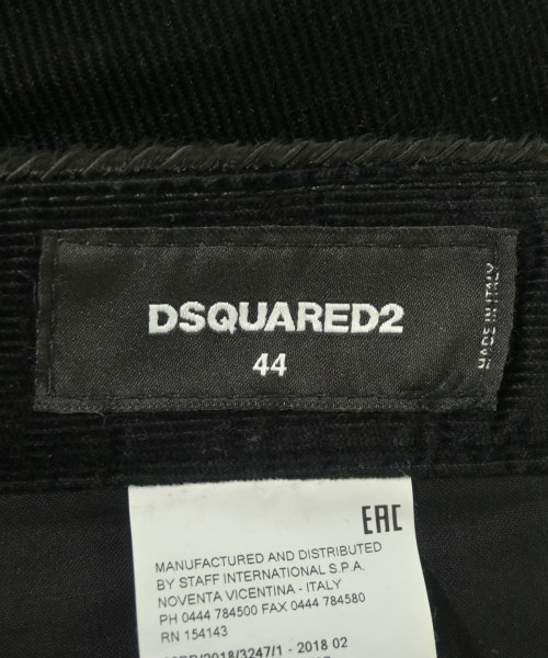 DSQUARED（ディースクエアード）その他 黒 サイズ:44(S位) メンズ/2200675752046