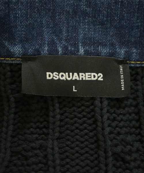 DSQUARED（ディースクエアード）カーディガン 黒 サイズ:L メンズ/2200676428025