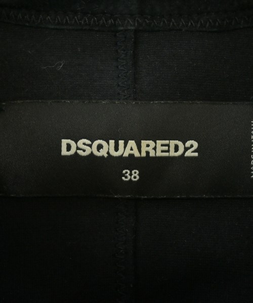 DSQUARED（ディースクエアード）ライダース 黒 サイズ:38(S位) レディース/2200676498011