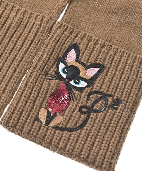 DSQUARED（ディースクエアード）マフラー 茶 サイズ:- レディース/2200676498080