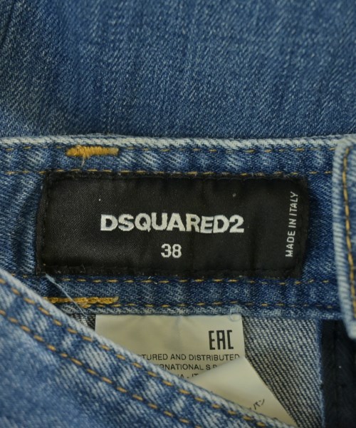 DSQUARED（ディースクエアード）ひざ丈スカート 青 サイズ:38(S位) レディース/2200680808042