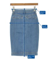 DSQUARED（ディースクエアード）ひざ丈スカート 青 サイズ:38(S位) レディース/2200680808042