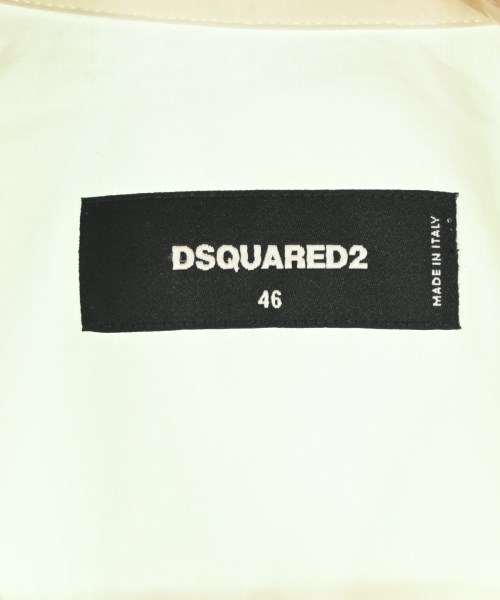 DSQUARED（ディースクエアード）カジュアルシャツ 白 サイズ:46(M位) メンズ/2200680826022