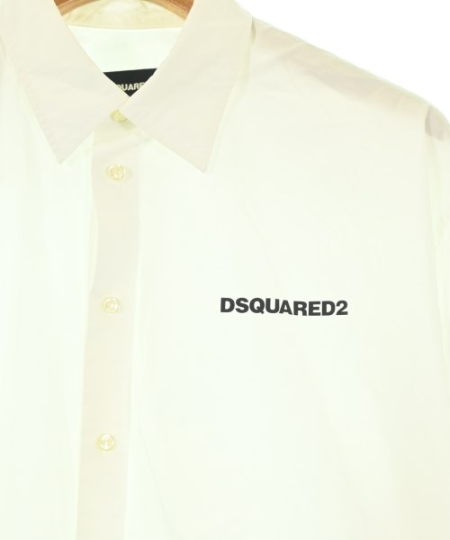 DSQUARED（ディースクエアード）カジュアルシャツ 白 サイズ:46(M位) メンズ/2200680826022