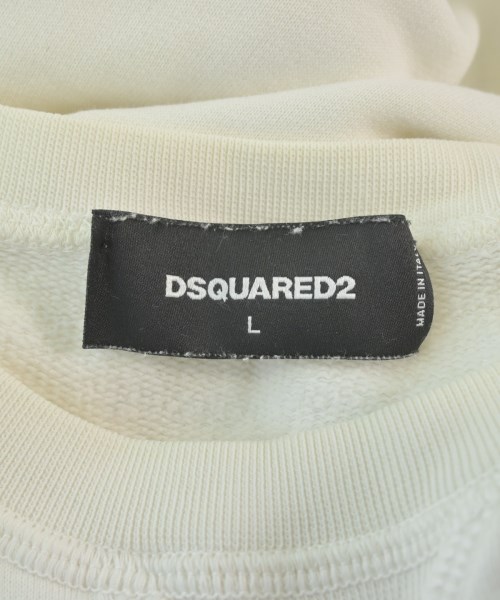 DSQUARED（ディースクエアード）スウェット 白 サイズ:L レディース/2200680856050