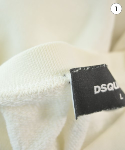 DSQUARED（ディースクエアード）スウェット 白 サイズ:L レディース/2200680856050
