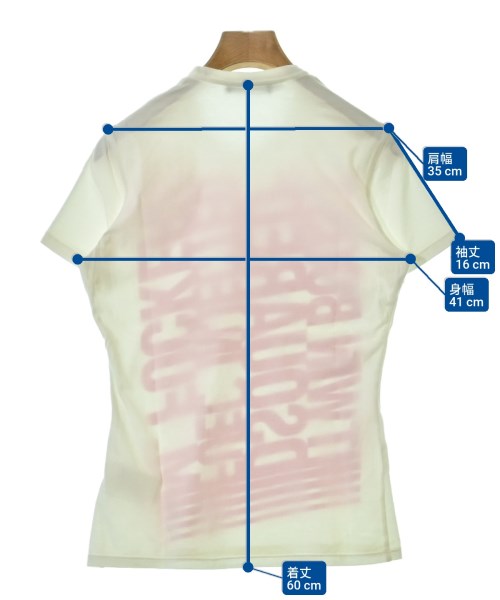 DSQUARED（ディースクエアード）Tシャツ・カットソー 白 サイズ:XS レディース/2200681001015