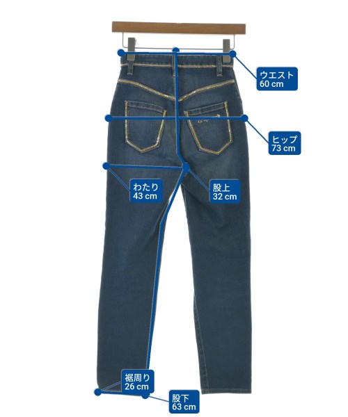 DSQUARED（ディースクエアード）デニムパンツ 紺 サイズ:36(XS位) レディース/2200681241022