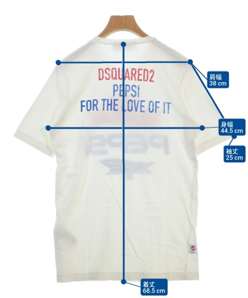 DSQUARED（ディースクエアード）Tシャツ・カットソー 白 サイズ:XS レディース/2200681103078