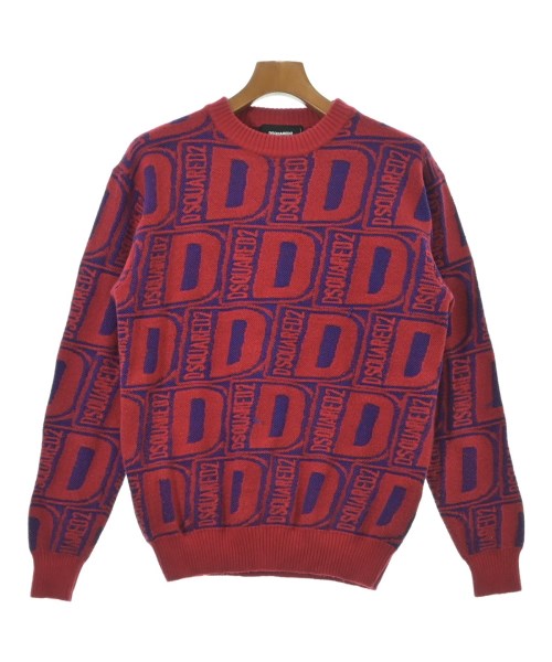 DSQUARED(ディースクエアード)ニット・セーター 赤 サイズ:M/2200681457027