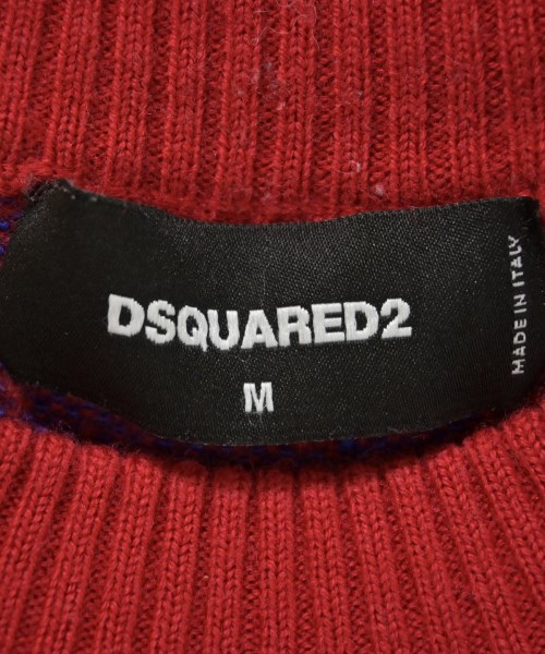 DSQUARED（ディースクエアード）ニット・セーター 赤 サイズ:M メンズ/2200681457027