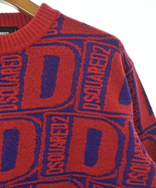 DSQUARED（ディースクエアード）ニット・セーター 赤 サイズ:M メンズ/2200681457027
