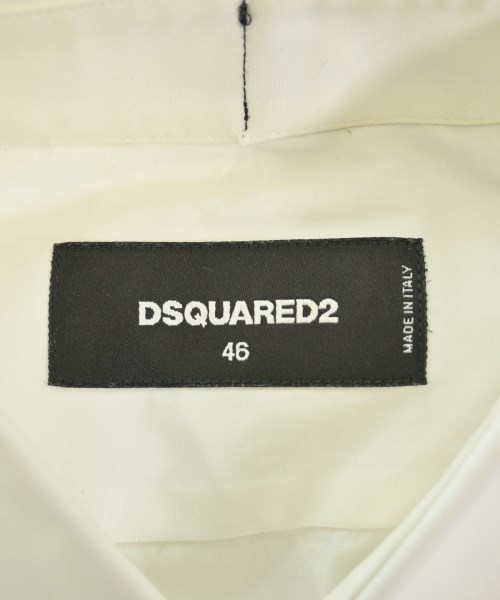 DSQUARED（ディースクエアード）カジュアルシャツ 白 サイズ:46(M位) メンズ/2200681528079