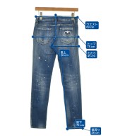 DSQUARED（ディースクエアード）デニムパンツ 青 サイズ:34(XXS位) レディース/2200694852123