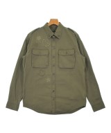 DSQUARED（ディースクエアード）カジュアルシャツ カーキ サイズ:48(L位) メンズ/2200694352388