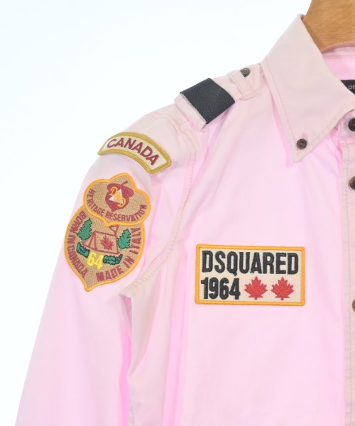 DSQUARED（ディースクエアード）カジュアルシャツ ピンク サイズ:40(M位) メンズ/2200697188014