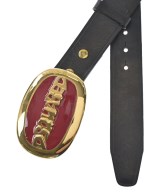 DSQUARED（ディースクエアード）ベルト 茶 サイズ:M メンズ/2200697670038