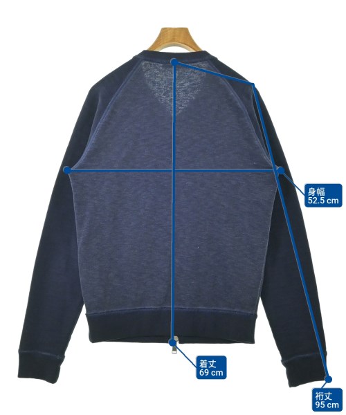 DSQUARED（ディースクエアード）スウェット 紺 サイズ:M メンズ/2200698213098
