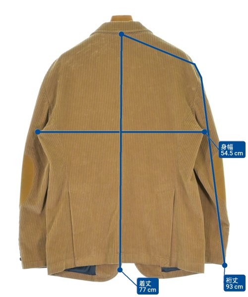 DSQUARED（ディースクエアード）カジュアルジャケット 茶 サイズ:50(XL位) メンズ/2200698406049