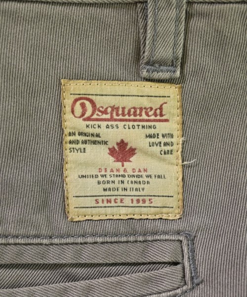 DSQUARED（ディースクエアード）チノパン グレー サイズ:48(L位) メンズ/2200698406063
