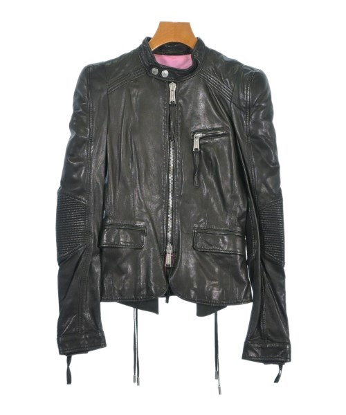 DSQUARED(ディースクエアード)ライダース 黒 サイズ:-(S位)/2200695841089