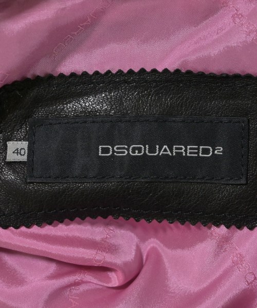DSQUARED（ディースクエアード）ライダース 黒 サイズ:-(S位) レディース/2200695841089
