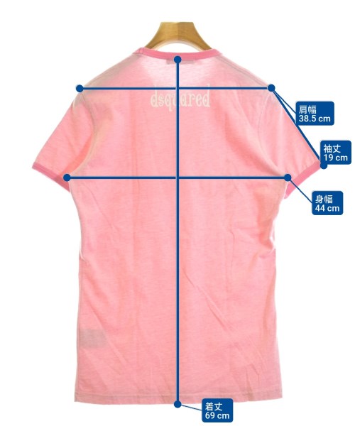 DSQUARED（ディースクエアード）Tシャツ・カットソー ピンク サイズ:M メンズ/2200698934597
