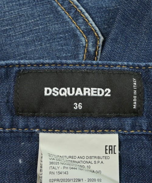 DSQUARED（ディースクエアード）ミニスカート 紺 サイズ:36(XS位) レディース/2200699103169