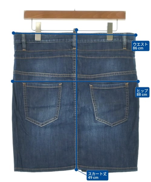 DSQUARED（ディースクエアード）ミニスカート 紺 サイズ:36(XS位) レディース/2200699103169