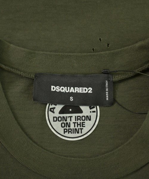 DSQUARED（ディースクエアード）Tシャツ・カットソー カーキ サイズ:S メンズ/2200699866057