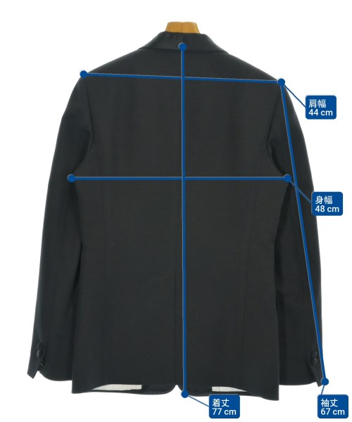 DSQUARED（ディースクエアード）テーラードジャケット 黒 サイズ:48(L位) メンズ/2200697133489