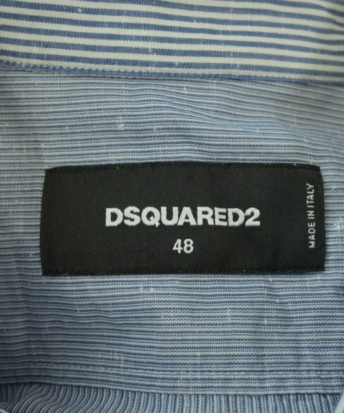 DSQUARED（ディースクエアード）カジュアルシャツ 青 サイズ:48(L位) メンズ/2200697686046