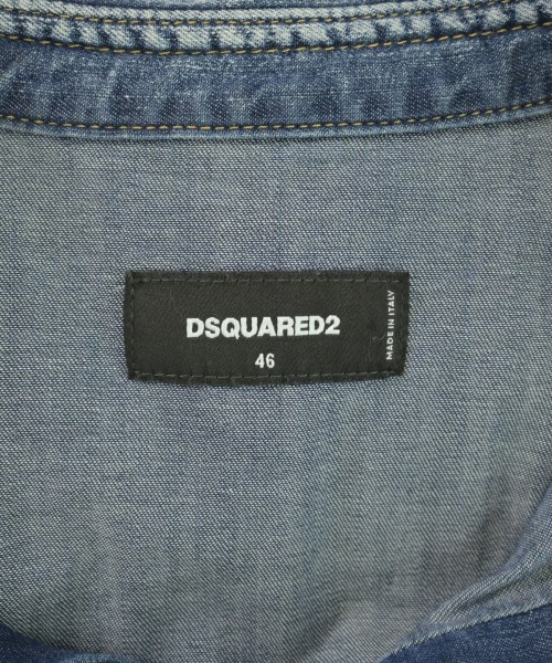 DSQUARED（ディースクエアード）カジュアルシャツ 青 サイズ:46(M位) メンズ/2200694661138