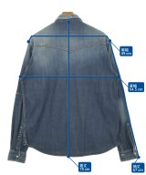 DSQUARED（ディースクエアード）カジュアルシャツ 青 サイズ:46(M位) メンズ/2200694661138