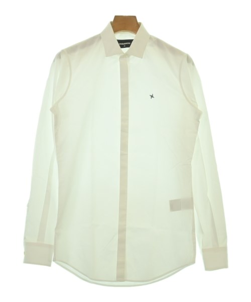 DSQUARED(ディースクエアード)ドレスシャツ 白 サイズ:44(S位)/2200701397012