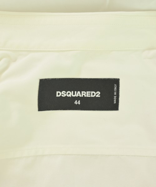 DSQUARED（ディースクエアード）ドレスシャツ 白 サイズ:44(S位) メンズ/2200701397012