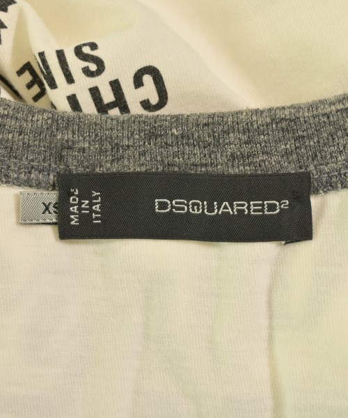 DSQUARED（ディースクエアード）Tシャツ・カットソー 白 サイズ:XS メンズ/2200701397098