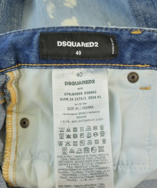 DSQUARED（ディースクエアード）デニムパンツ 紺 サイズ:40(M位) レディース/2200701454036