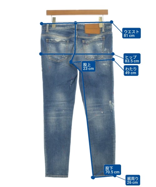 DSQUARED（ディースクエアード）デニムパンツ 紺 サイズ:40(M位) レディース/2200701454036