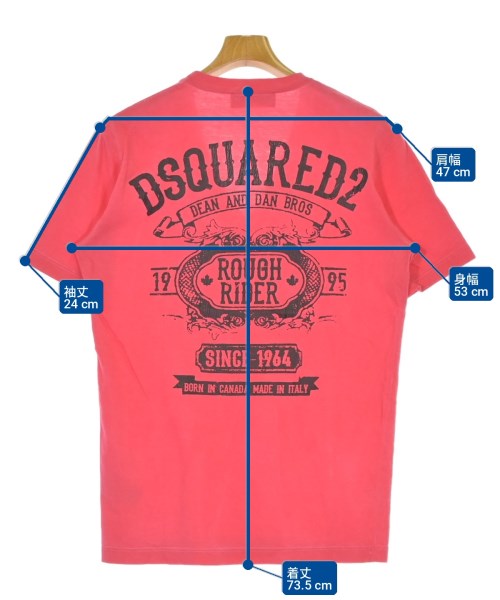 DSQUARED（ディースクエアード）Tシャツ・カットソー 赤 サイズ:M メンズ/2200702083051
