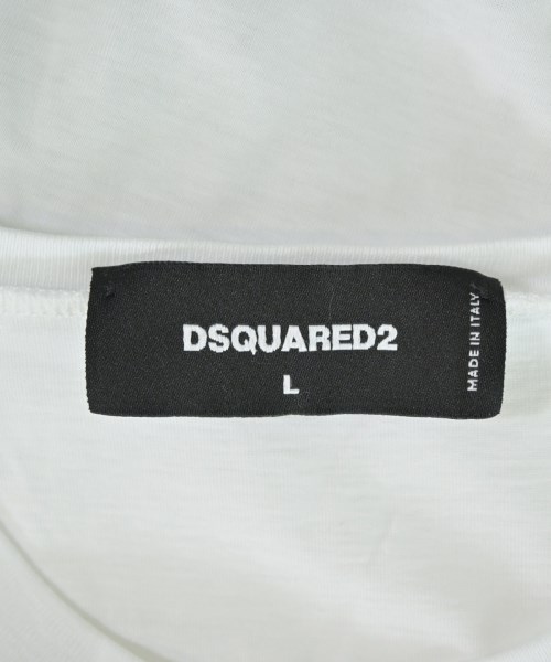 DSQUARED（ディースクエアード）Tシャツ・カットソー 白 サイズ:L メンズ/2200702083099