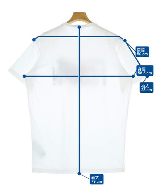 DSQUARED（ディースクエアード）Tシャツ・カットソー 白 サイズ:L メンズ/2200702083099