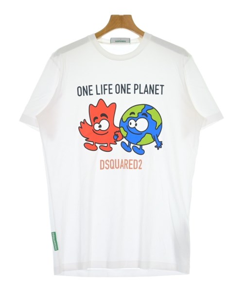 DSQUARED(ディースクエアード)Tシャツ・カットソー 白 サイズ:L/2200702083105