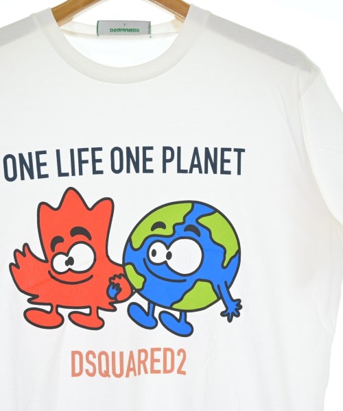 DSQUARED（ディースクエアード）Tシャツ・カットソー 白 サイズ:L メンズ/2200702083105