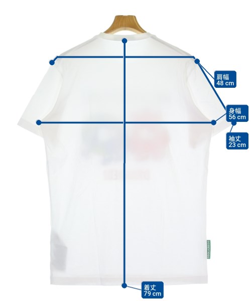 DSQUARED（ディースクエアード）Tシャツ・カットソー 白 サイズ:L メンズ/2200702083105