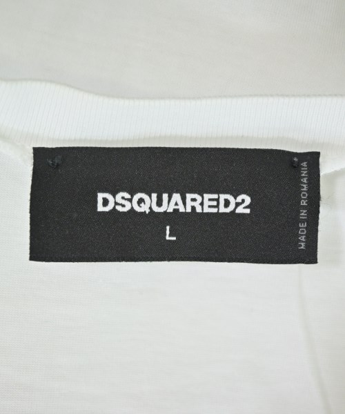 DSQUARED（ディースクエアード）Tシャツ・カットソー 白 サイズ:L メンズ/2200702083112